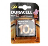 Duracell Batteries - 10x (AA), 8 nos Pouch