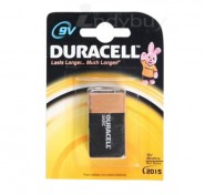 Duracell Alkaline Battery - 9 V, 1 nos Pouch