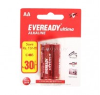 Eveready Alkaline Battery - Ultima (AA , 1.5 V), 2 nos Pouch