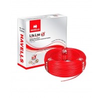 Havells Red Pvc Insulated Cable Wire 6sq.mm - Pack Of 3